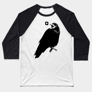 Twitter Crow Baseball T-Shirt